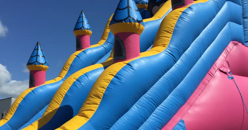 Can bounce houses be used indoors